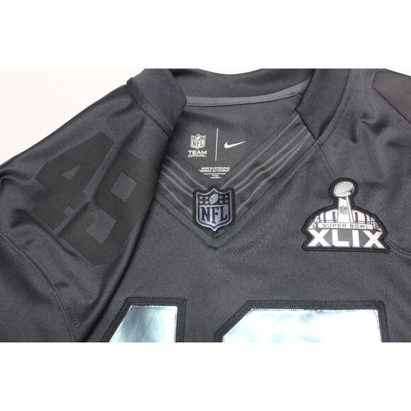 Nike NFL men's Super Bowl 49 XLIX limited‎ edition dark short sleeve jersey XXL - Picture 7 of 14